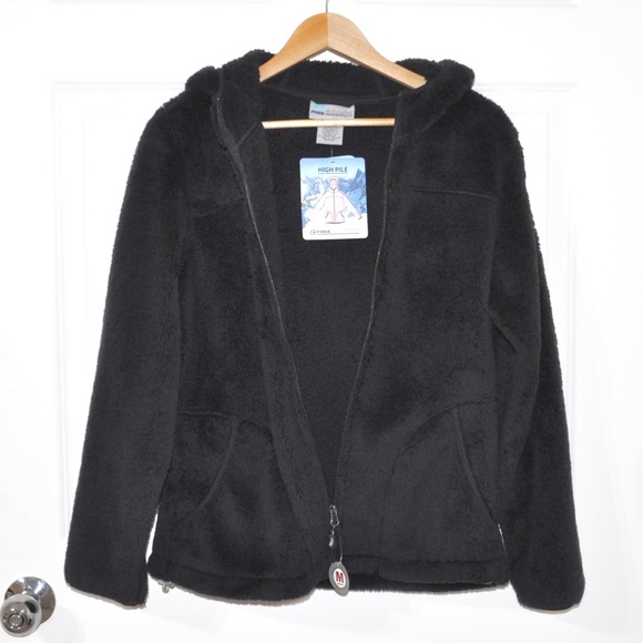 Free Country Fuzzy Jacket High Pile Fleece Size M New With Tags - Picture 2 of 5